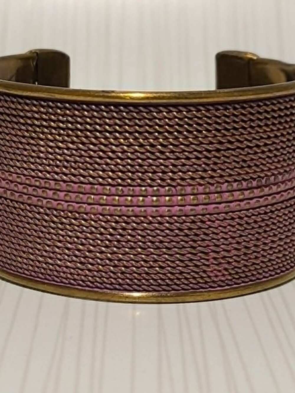 Pink & Gold Cuff Authentic India Made Jewellery